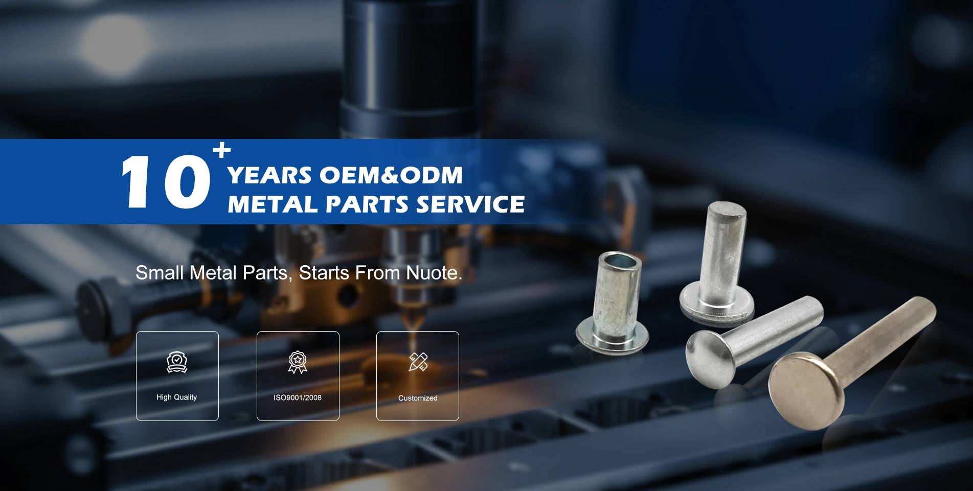 Högkvalitativa nitar