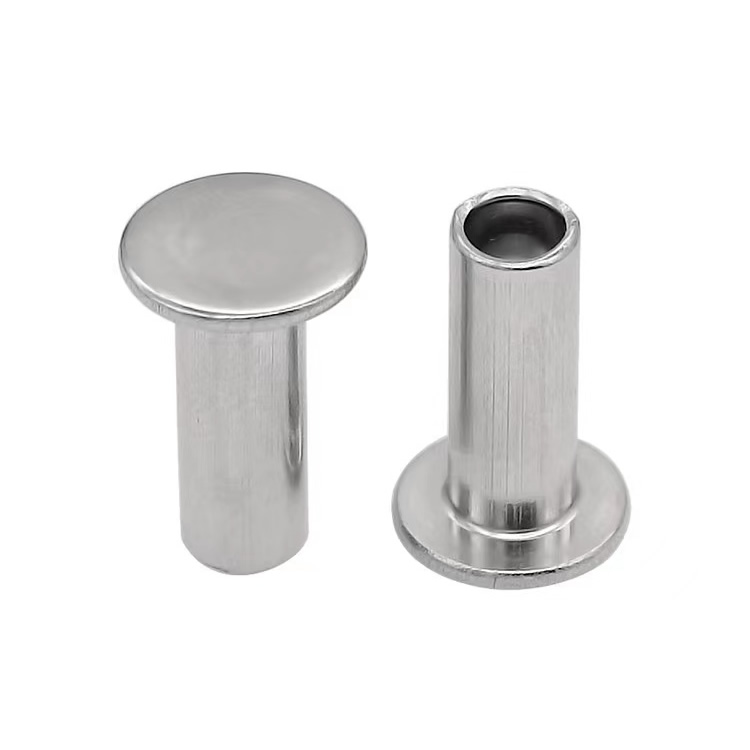 Halv ihåliga nitar i aluminium