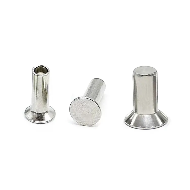 Nitar med försänkt huvud i rostfritt stål