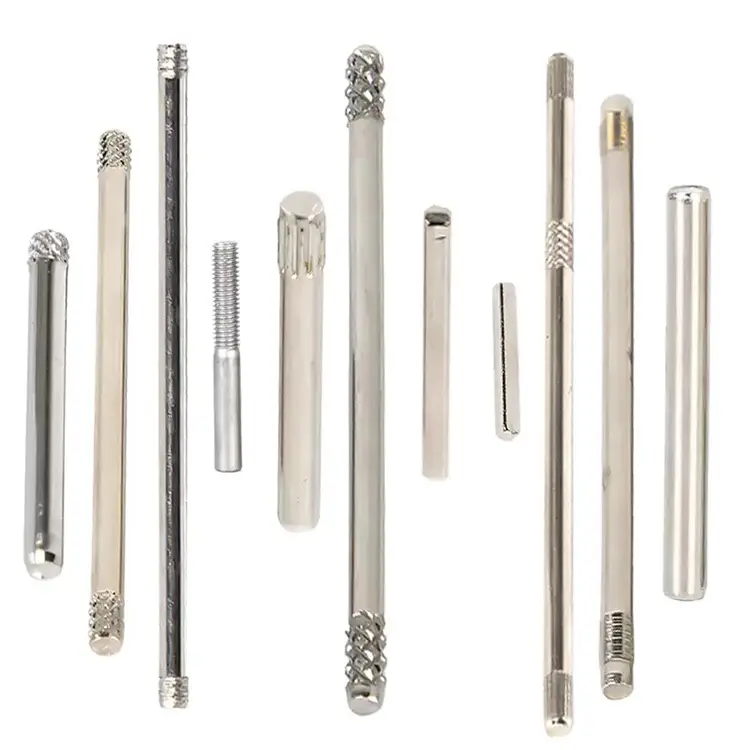 Stål räfflad axel och stift