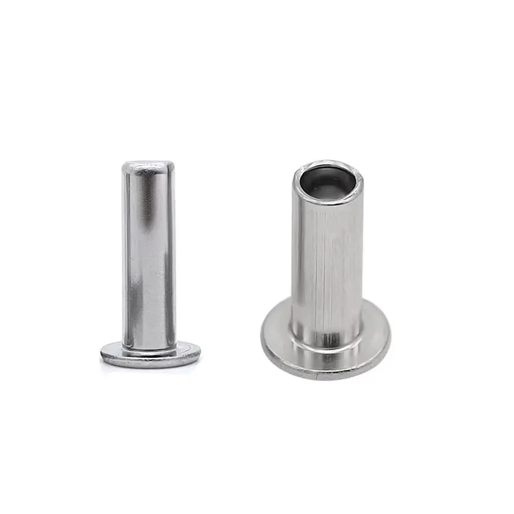 Platta nitar i rostfritt stål